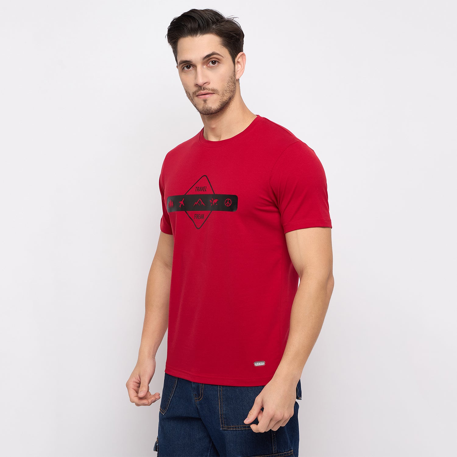 Duke Urban Men Half Sleeve Cotton T-shirt (LF7296)