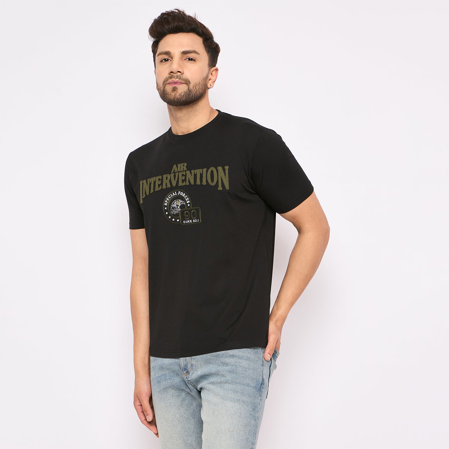 Duke Urban Men Half Sleeve Cotton T-shirt (LF7142)