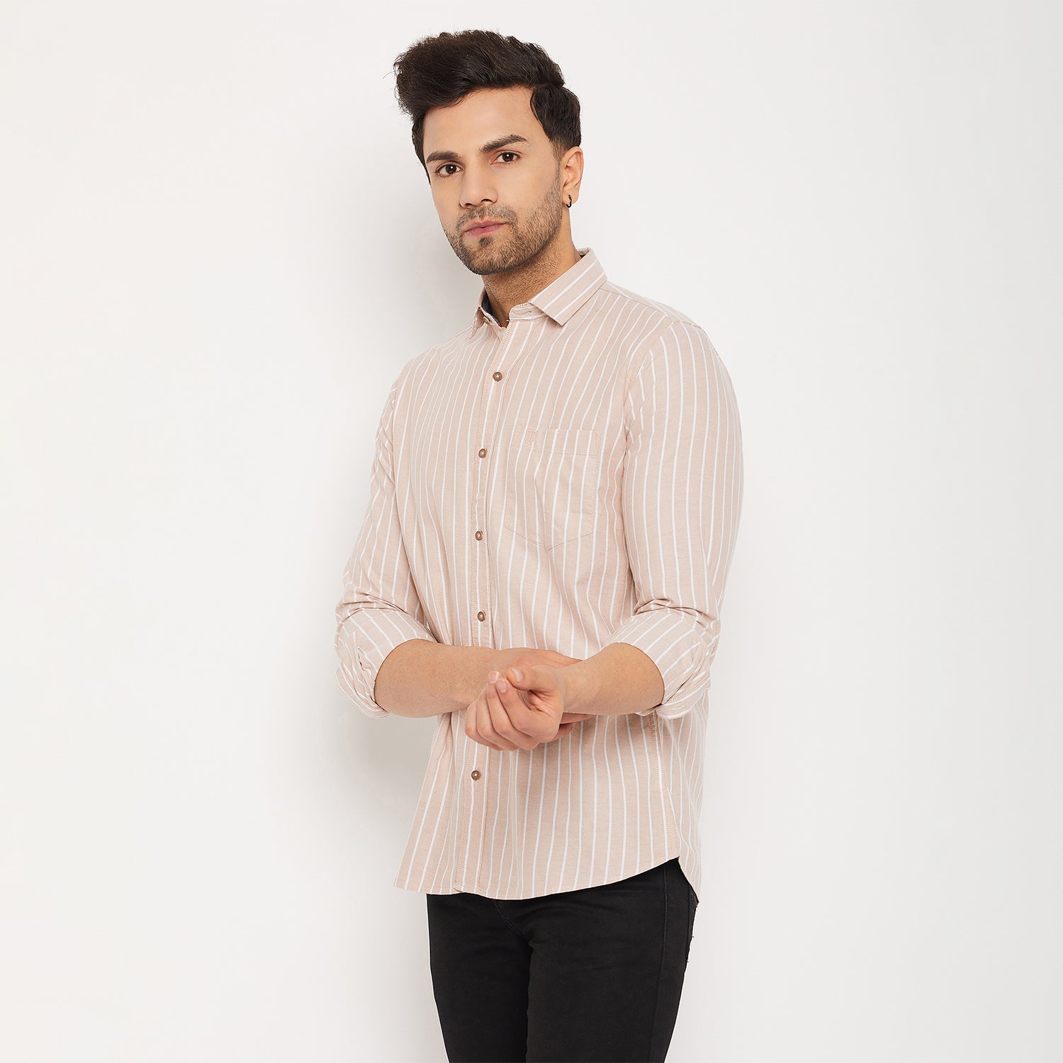 Duke Stardust Men Cotton Full Sleeve Shirt (SDO8STO)