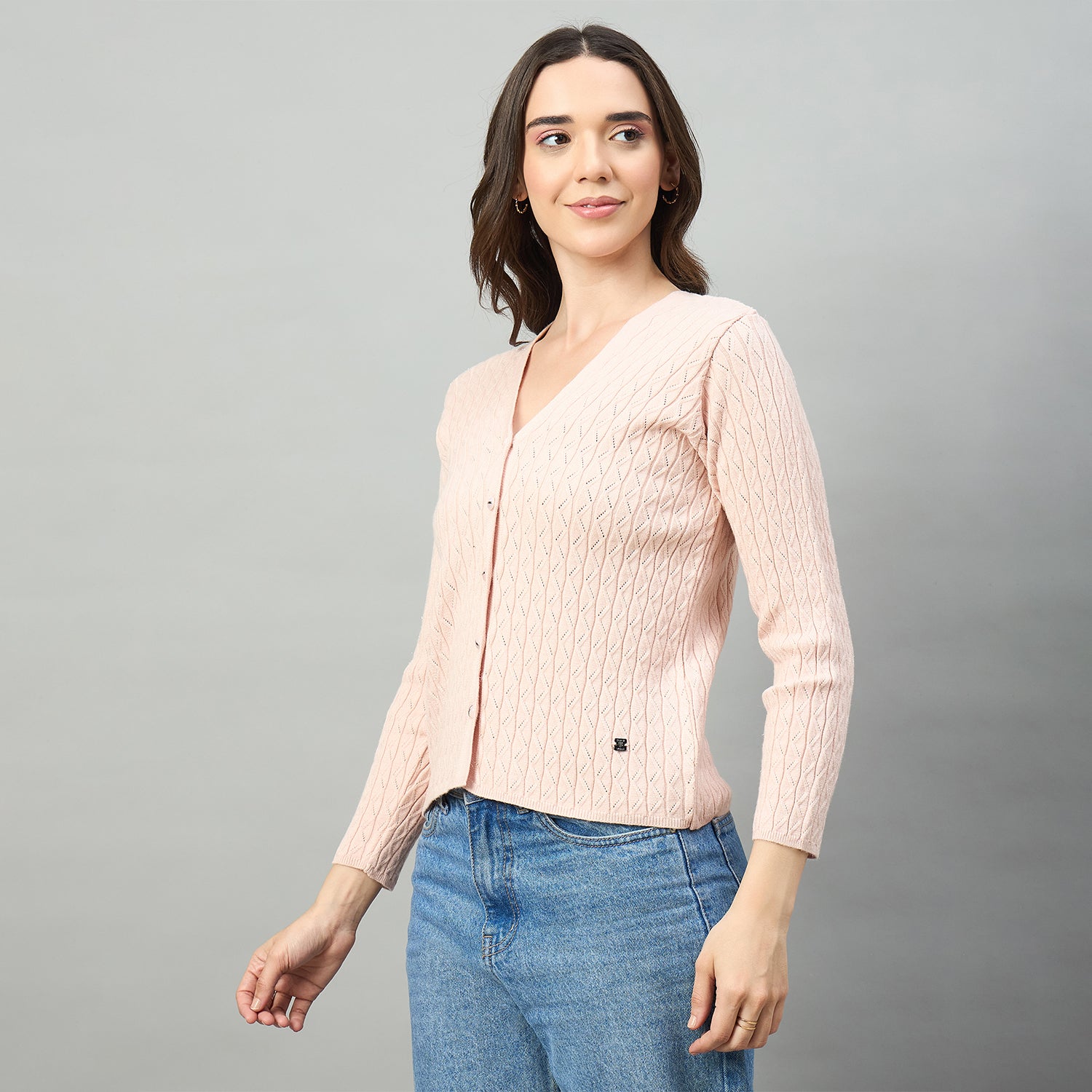 Duke Urban Women Round Neck Full Sleeve Sweater (SDS1524)