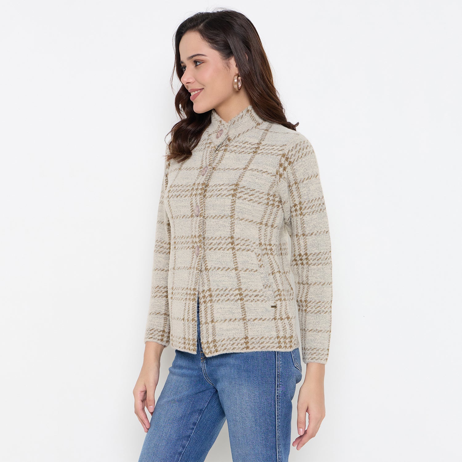Duke Urban Women Full Sleeve Front Open Cardigan (SDS1343)