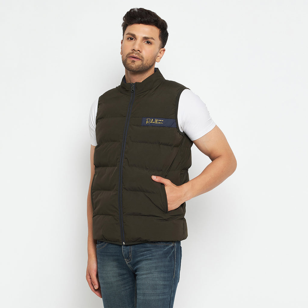 Duke Urban Men Sleeveless Reversible Jacket (SDZ1872)