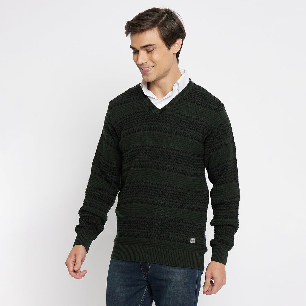 Duke Urban Men Full Sleeve V Neck Sweater (SDS2045)
