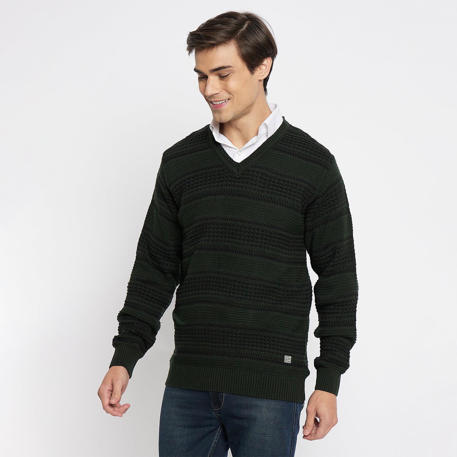 Duke Urban Men Full Sleeve V Neck Sweater (SDS2045)