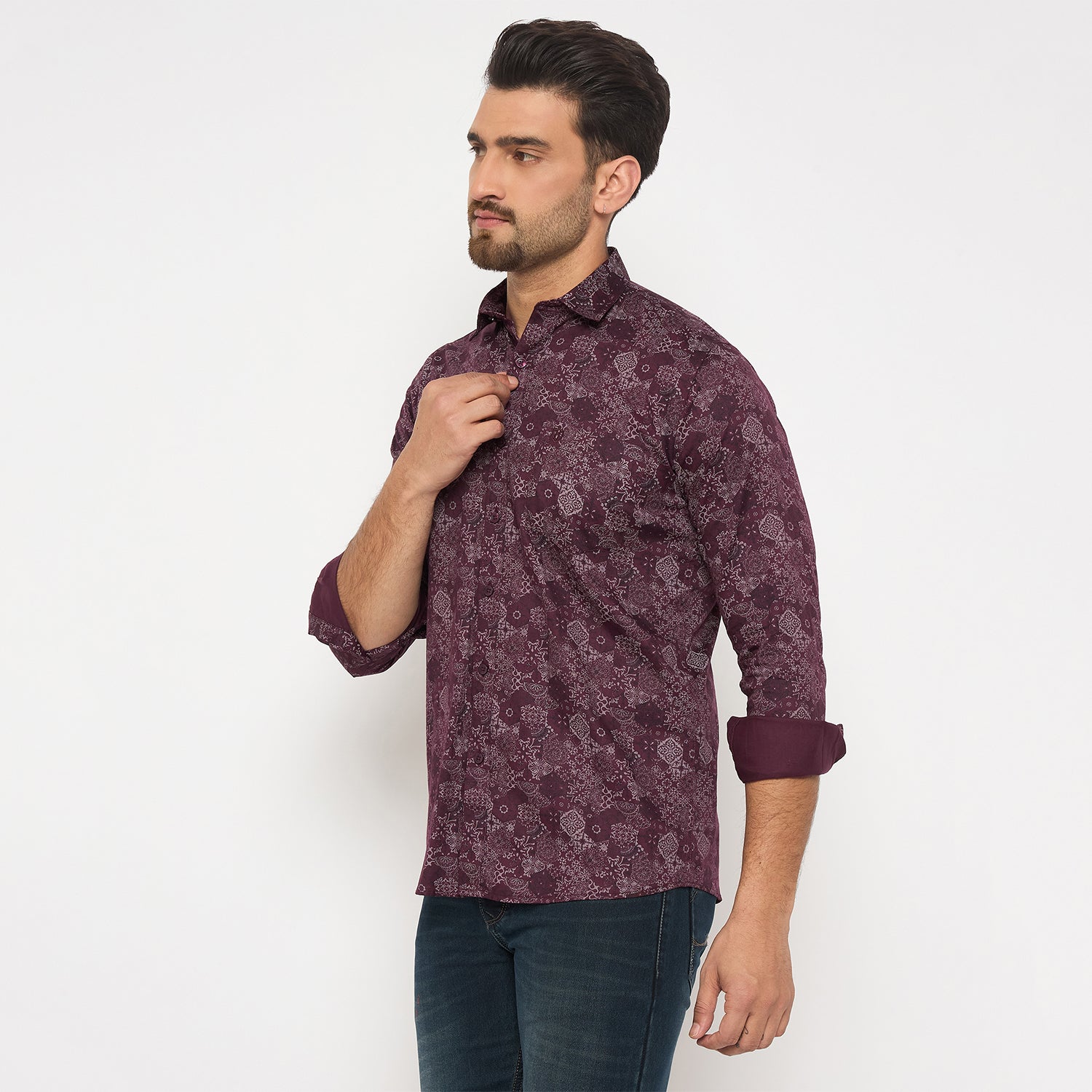 Duke Urban Men Full Sleeve Cotton Shirt (SDO8PRAV)