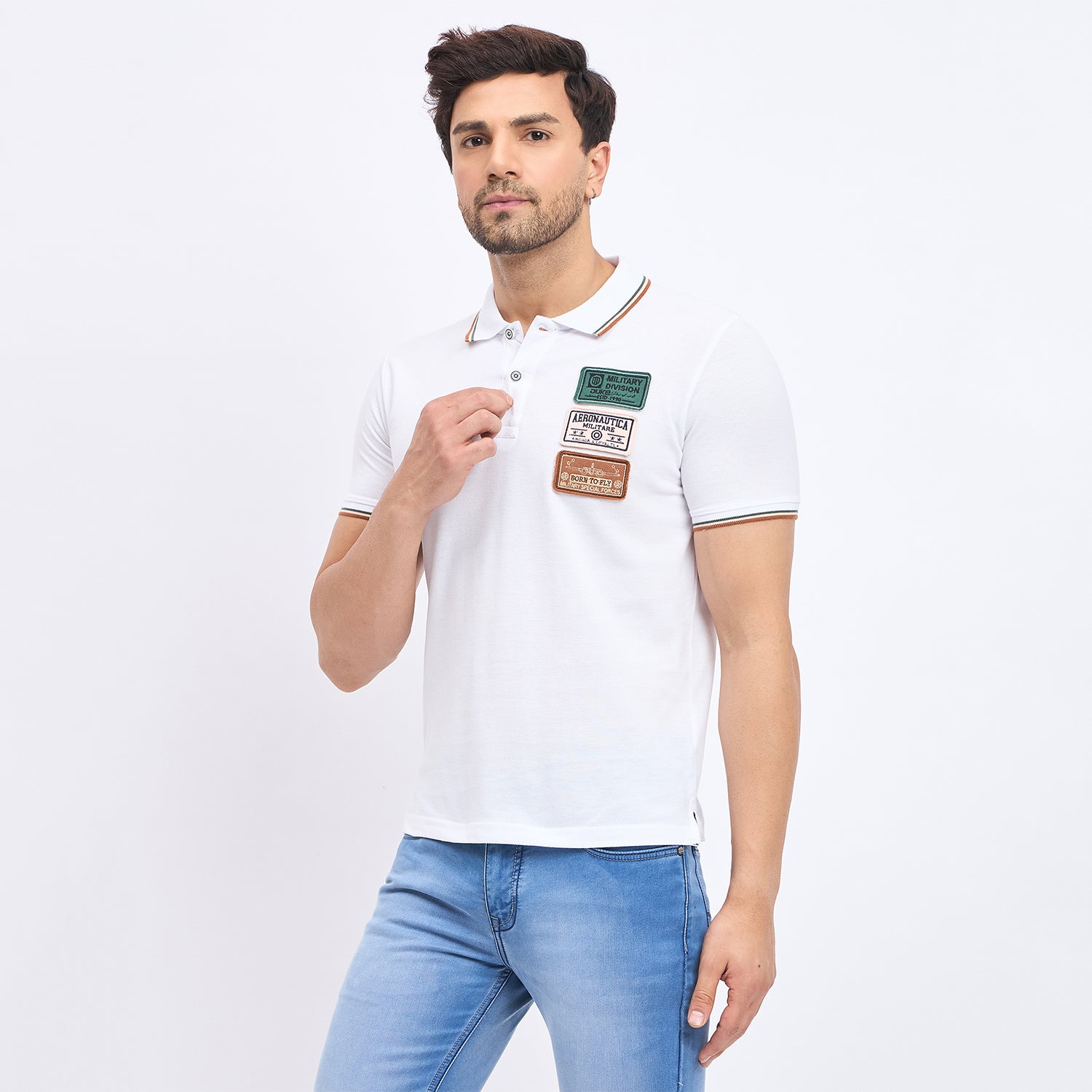 Duke Urban Men Half Sleeve Cotton T-shirt (LF7240)