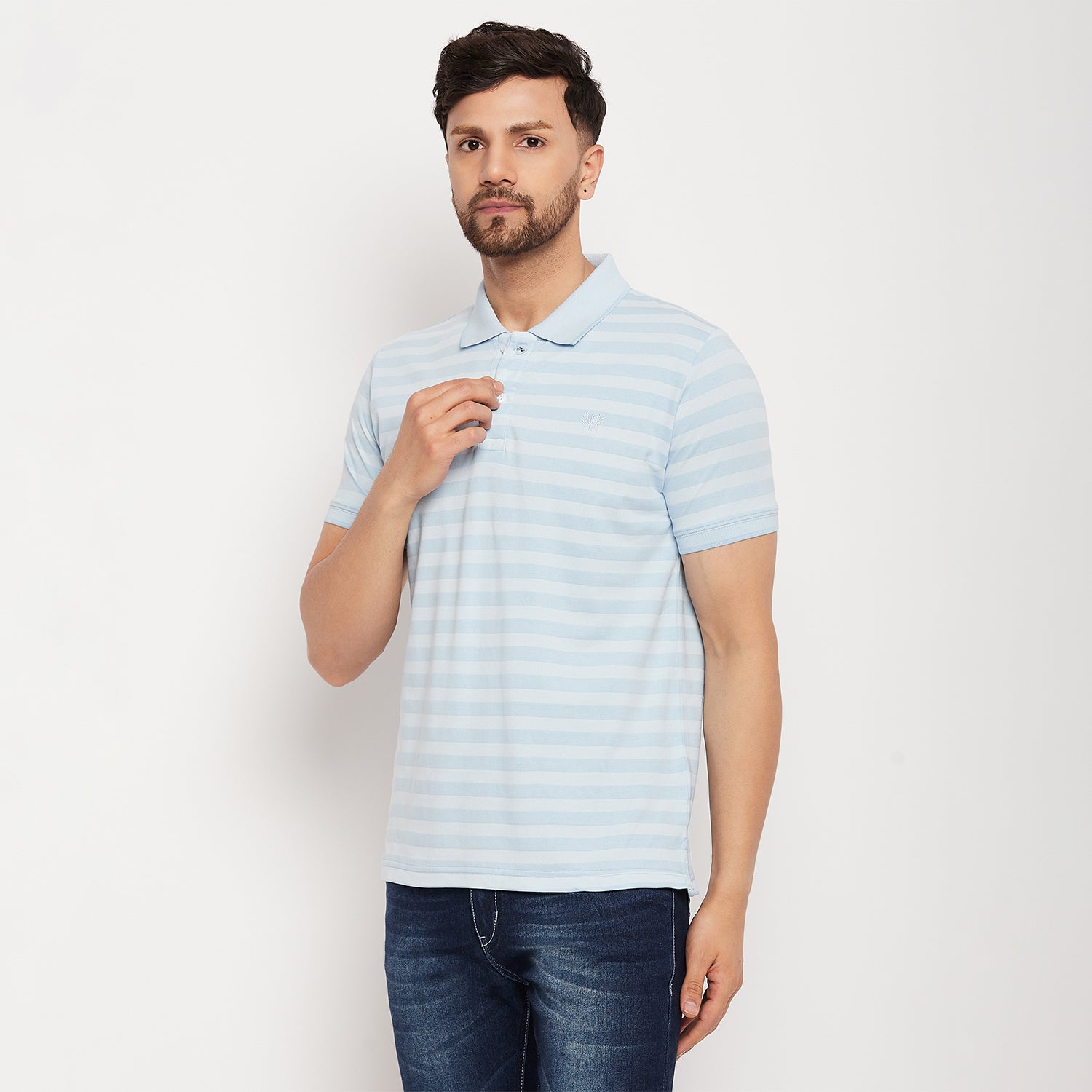 Duke Stardust Men Half Sleeve Cotton T-shirt (LF5801)