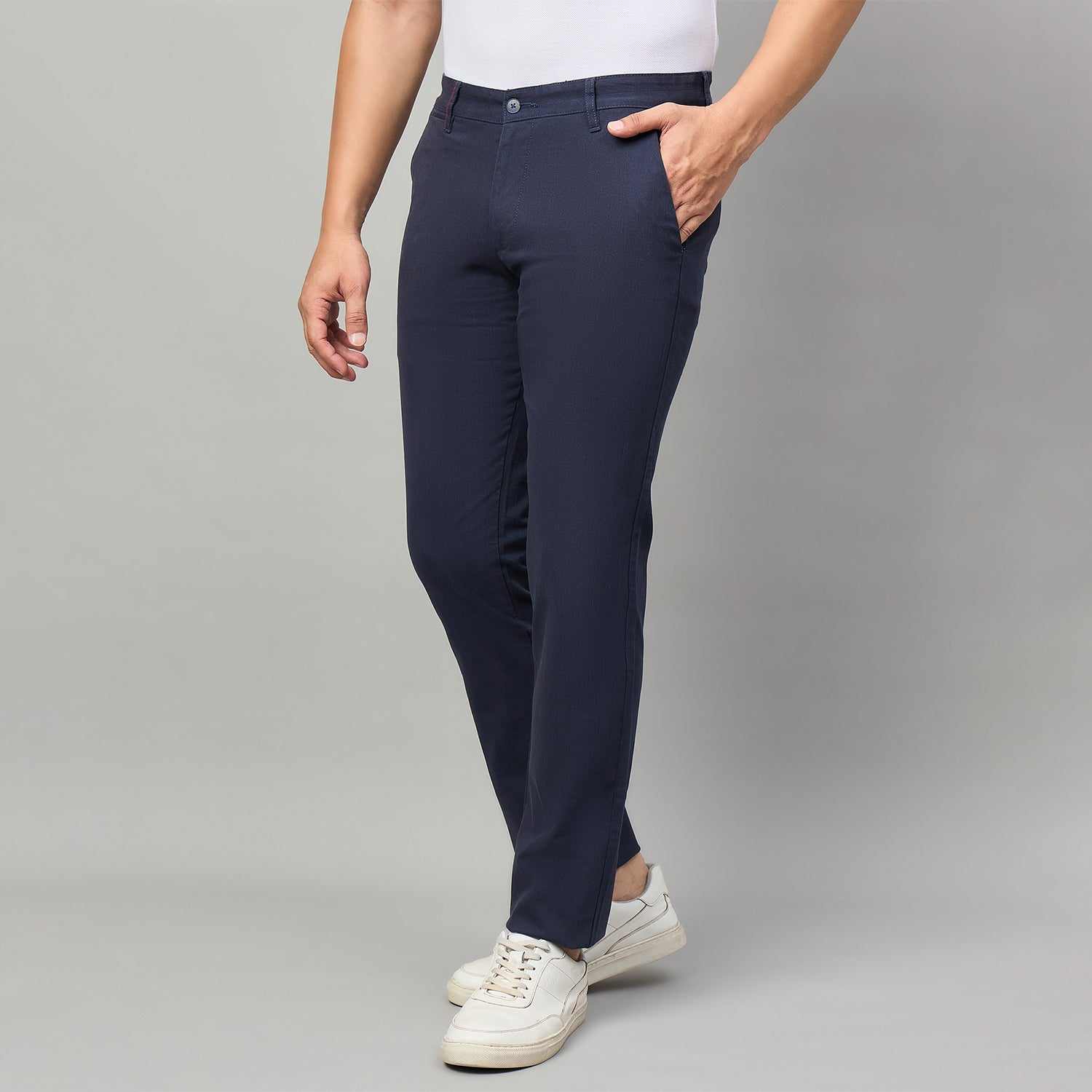 Duke Urban Men Flatfront Narrowfit Trouser (SDT4568Q)