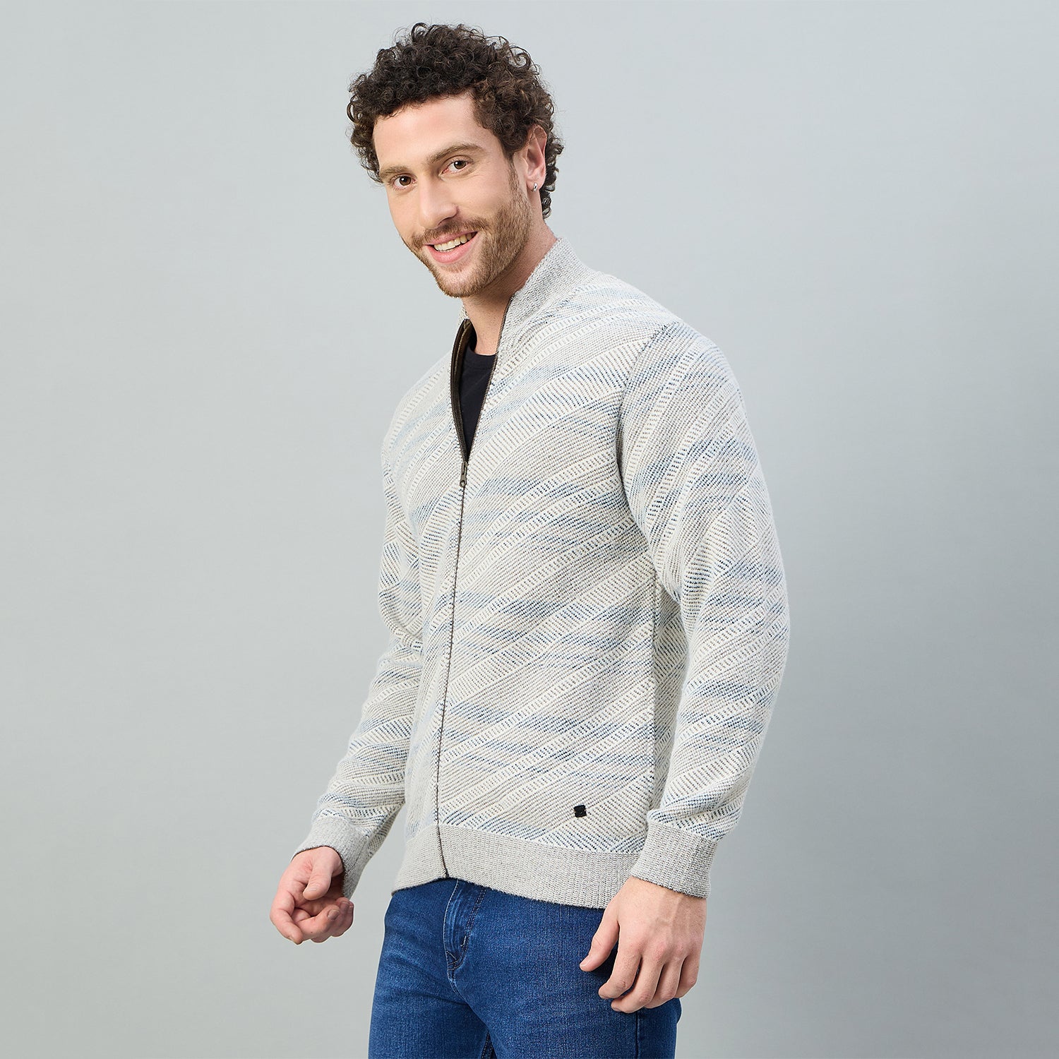 Duke Urban Men Stylish full sleeve zipper sweater (SDS2219)
