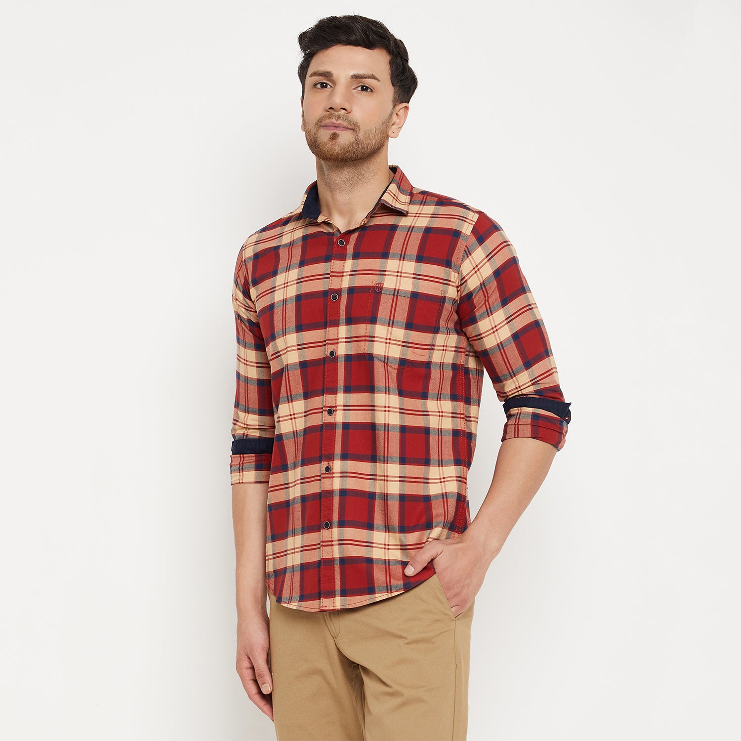 Duke Urban Men Full Sleeve Cotton Shirt (SDO5CKOM)