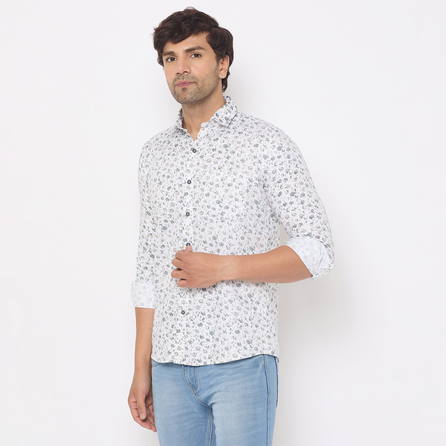 Duke Urban Men Full Sleeve Cotton Shirt (SDO8PRN)
