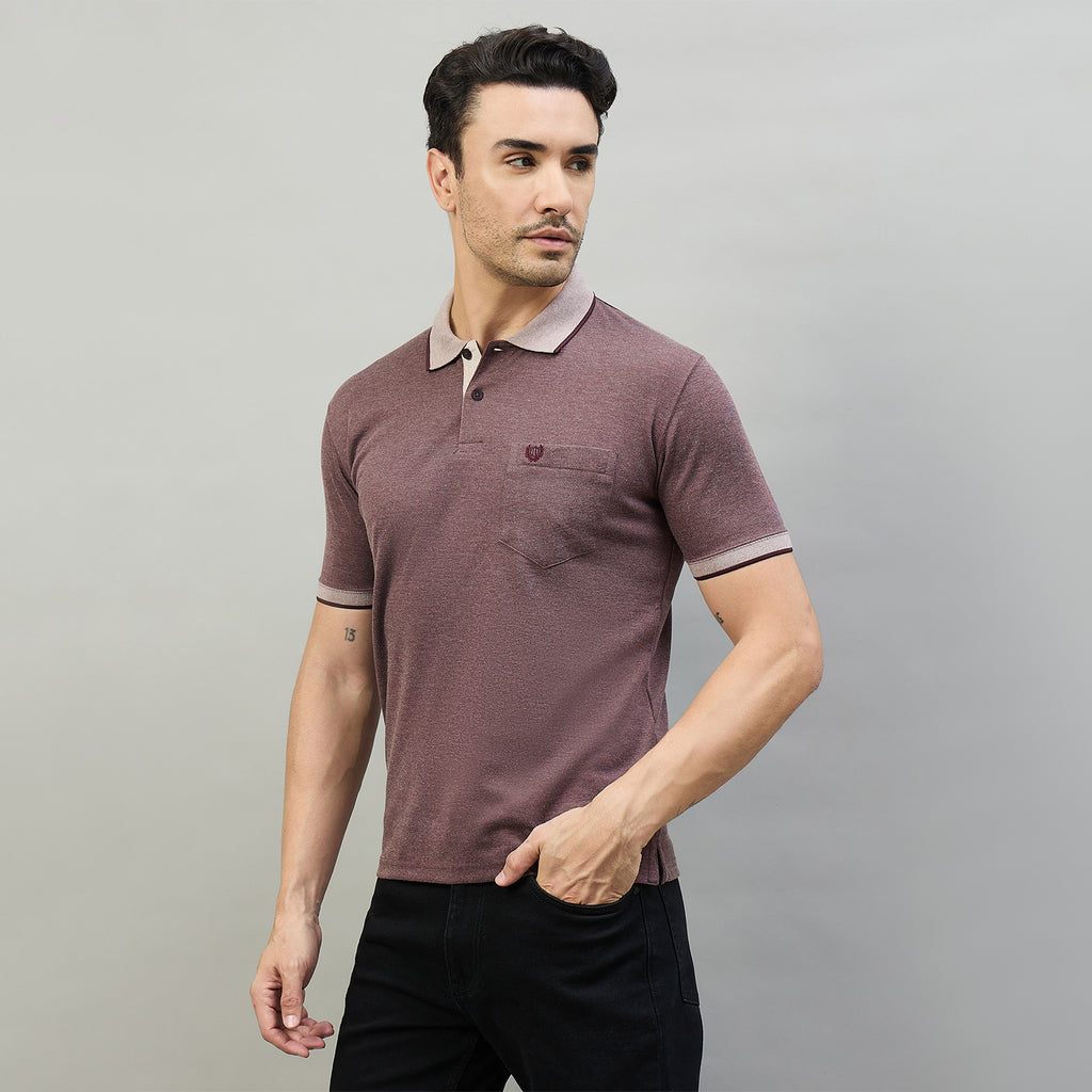 Duke Men Half Sleeve Cotton Smart Fit Casual T-shirt (SD74)