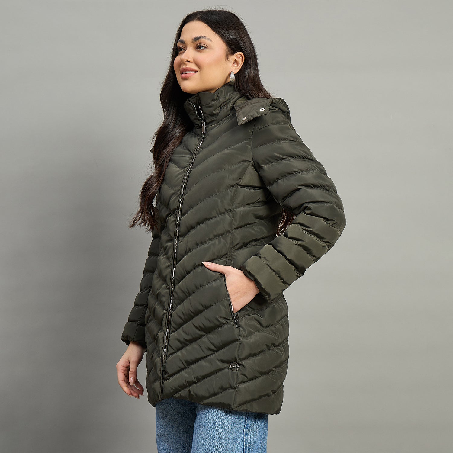 Duke Urban Women Short Style Full Sleeve Hooded Jacket (SDZ4028)