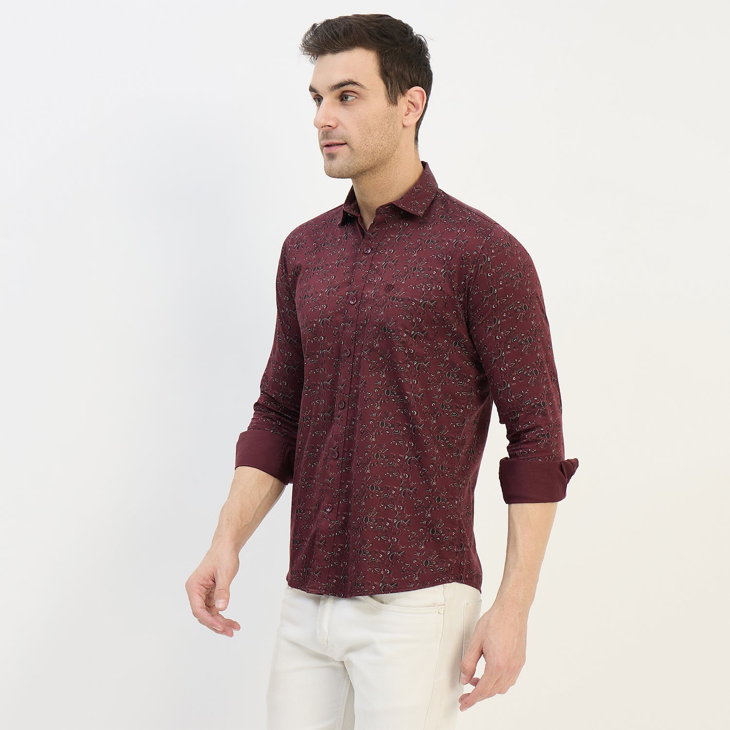 Duke Urban Men Full Sleeve Cotton Shirt (SDO8PRAN)