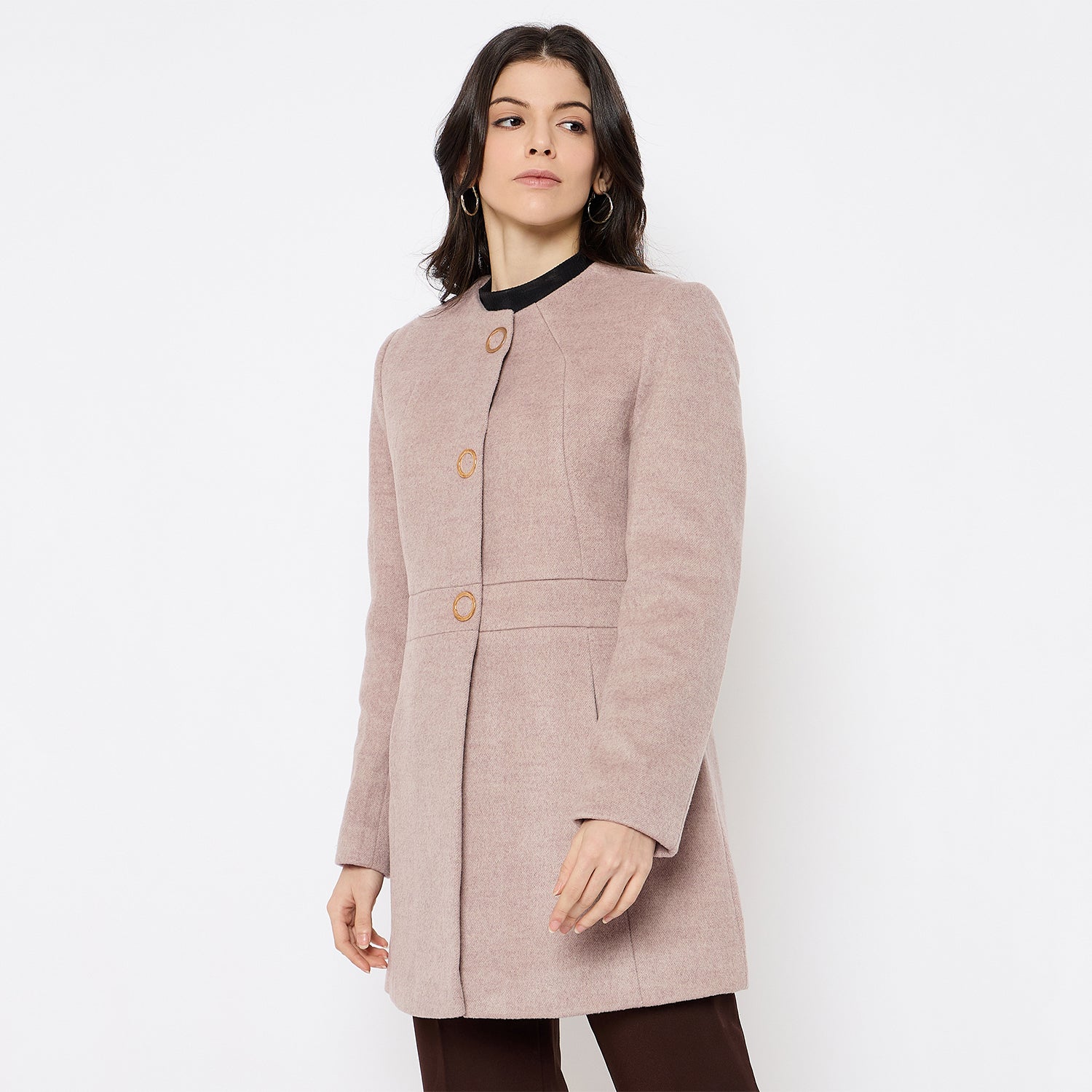 Duke Urban Women Full Sleeve Long Coat (SDZ4170C)