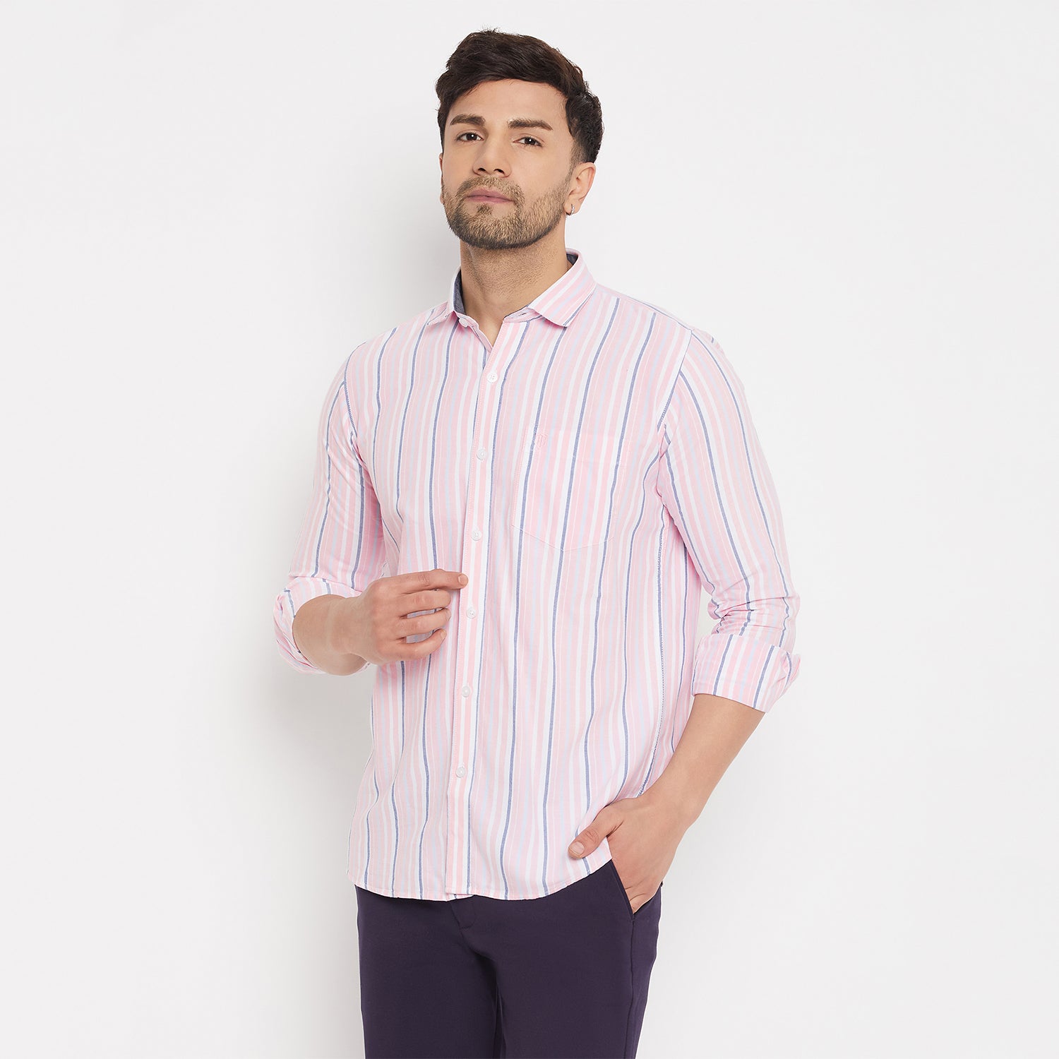 Duke Urban Men Full Sleeve Cotton Shirt (SDO8STOB)