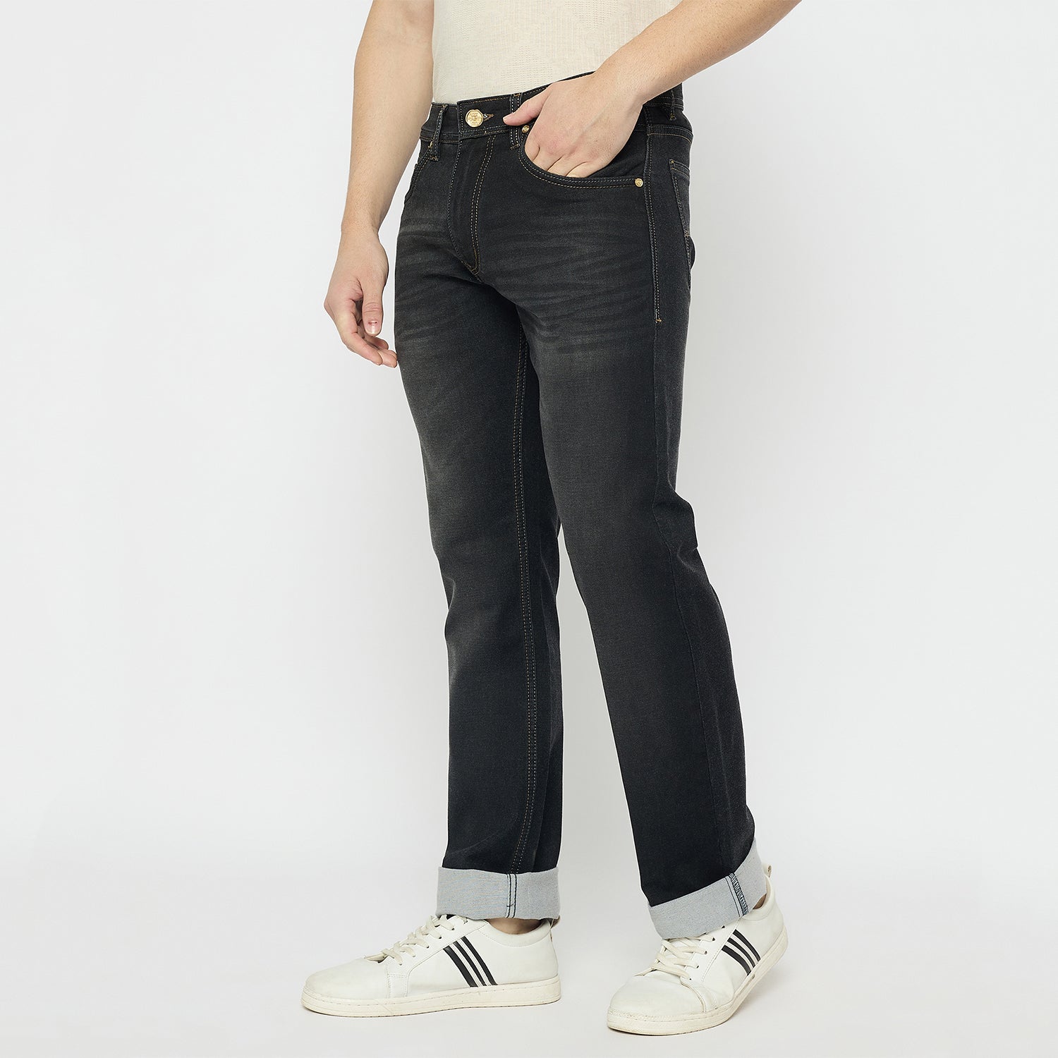 Duke Urban Men Comfort Fit Stretchable Jeans (SDD5887C)