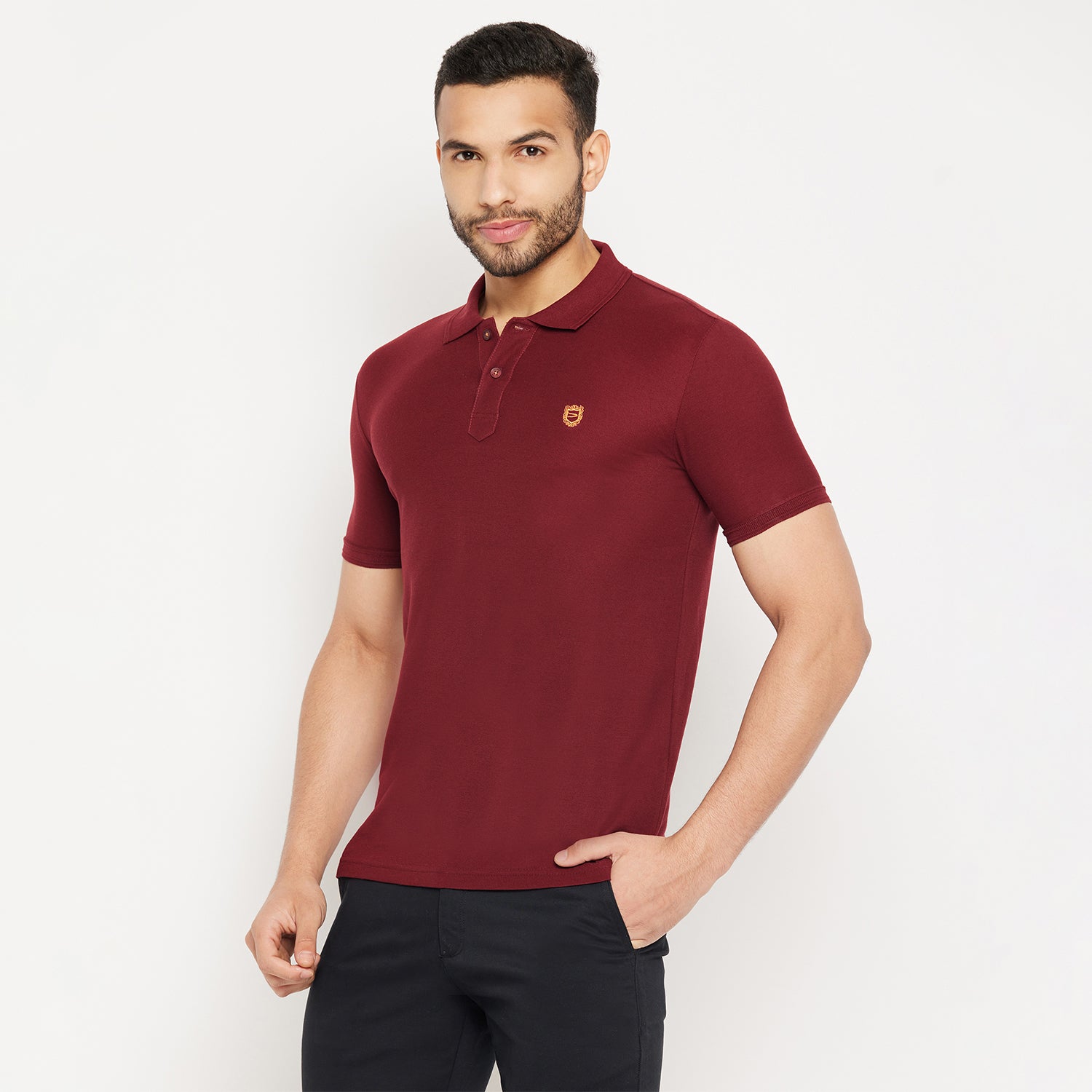 Duke Stardust Men Half Sleeve Polo Neck Cotton T-shirt (800F) More Colors