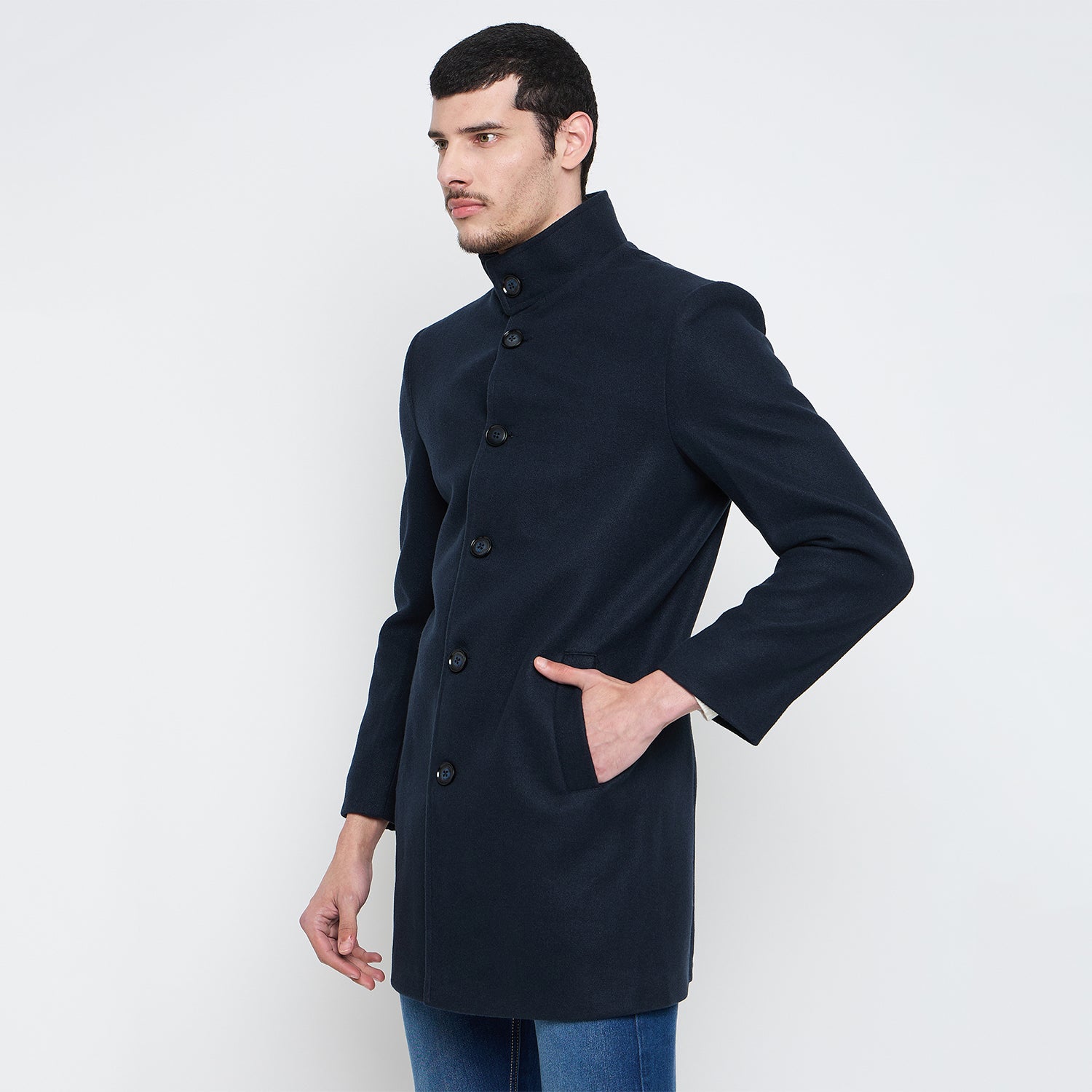 Duke Urban Men Full Sleeve Long Coat (SDZ3160C)
