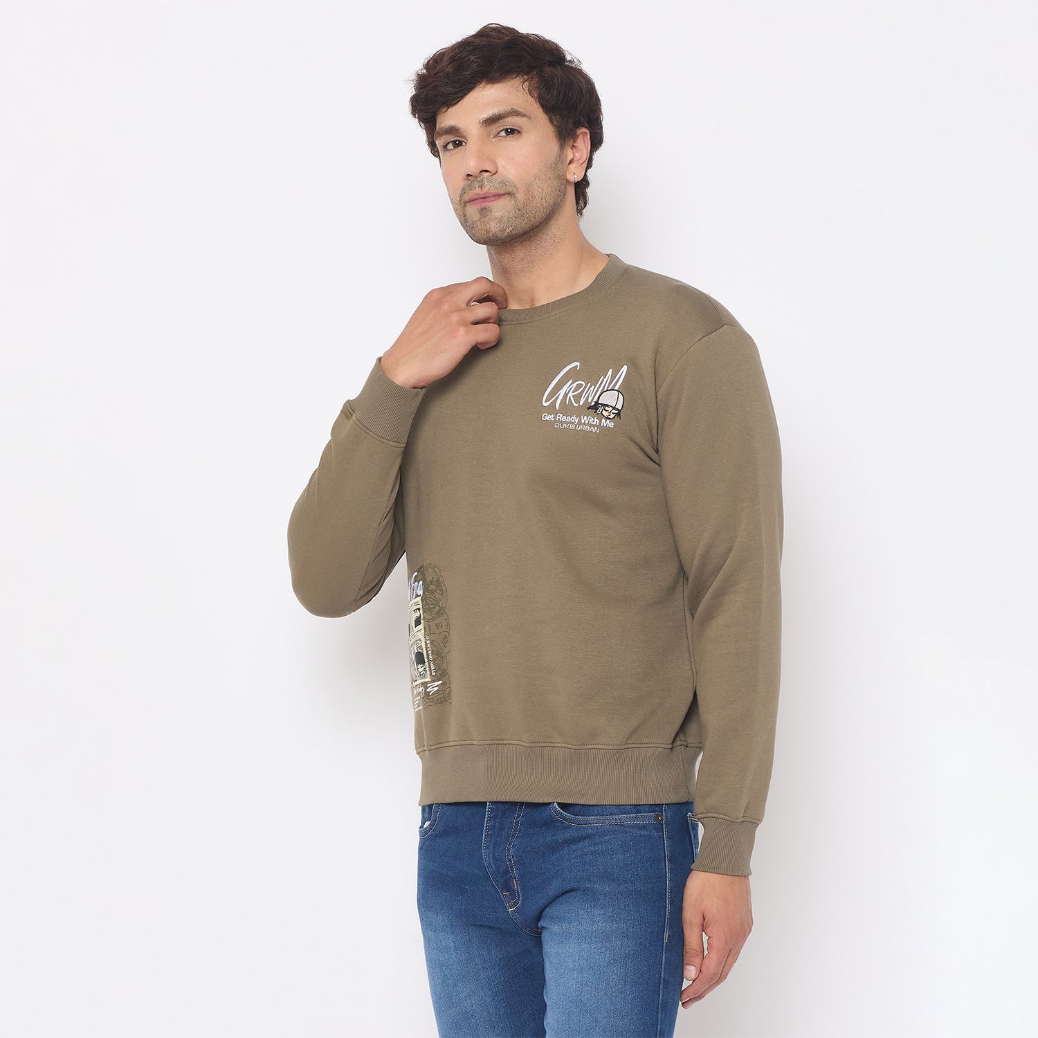 Duke Urban Men Printed Sweatshirt (LF6373)