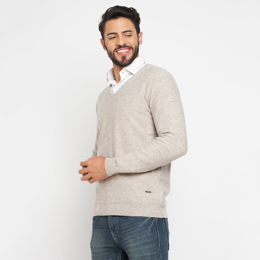 Duke Urban Men Full Sleeve V Neck Sweater (SDS2054)