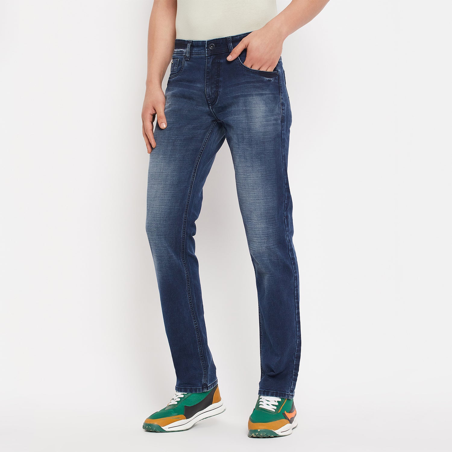 Duke Urban Men Comfort Fit Stretchable Jeans (SDD5365C)