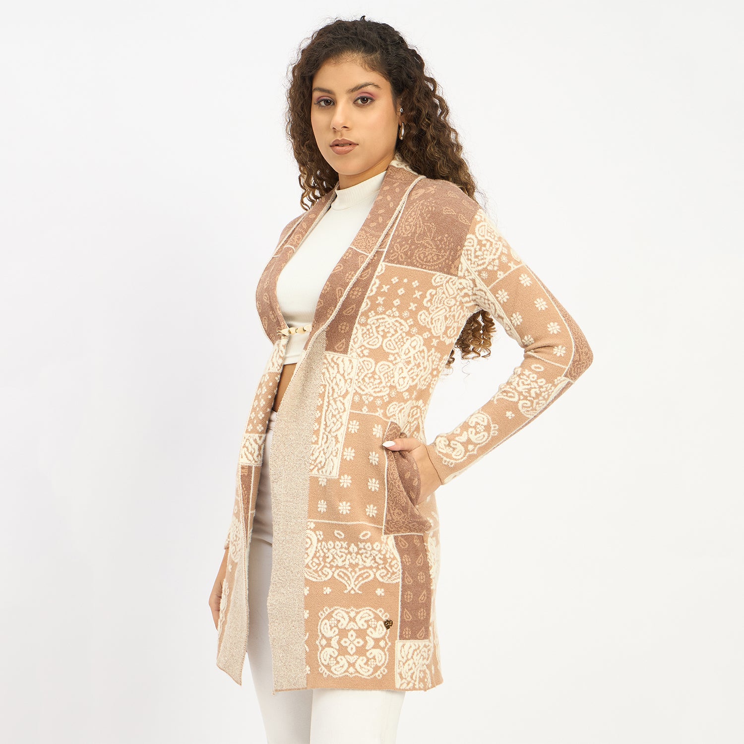 Duke Urban Women Full Sleeve Shrug (SDS1265N)