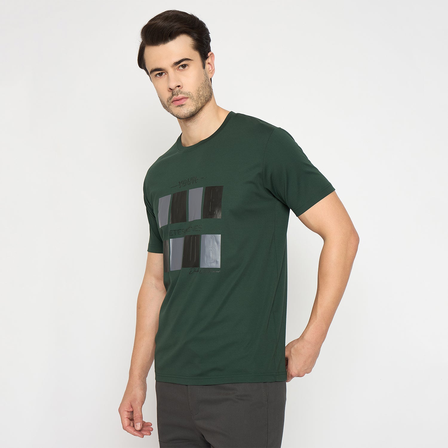 Duke Urban Men Half Sleeve Cotton Tshirt (LF7337S)
