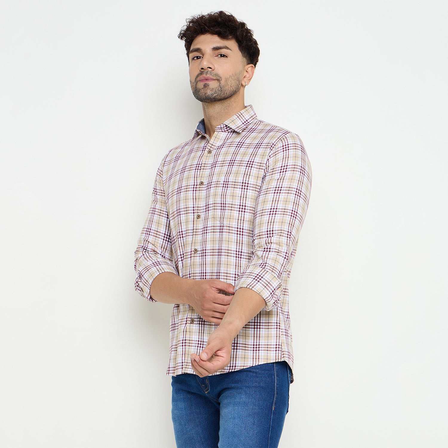 Duke Urban Men Full Sleeve Cotton Shirt (SDO8CKX)