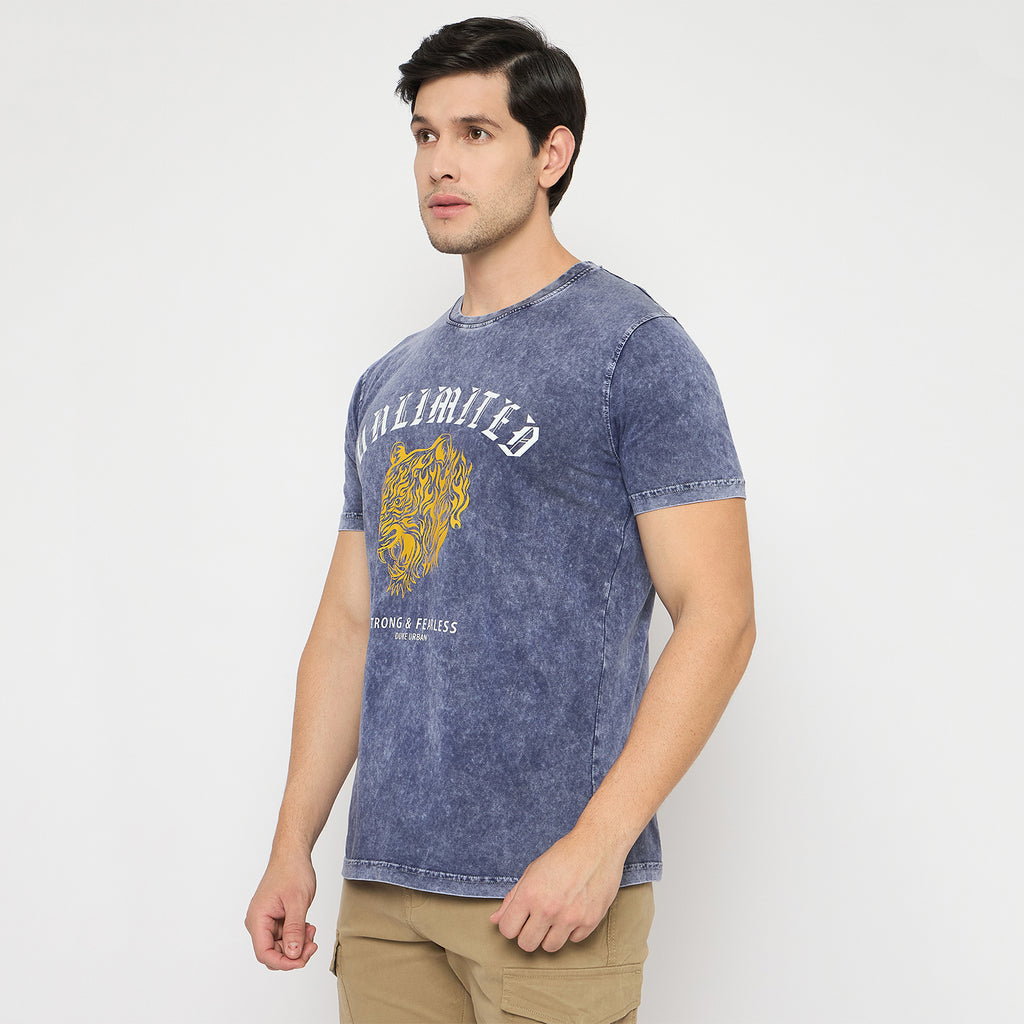 Duke Urban Men Half Sleeve Cotton Tshirt (LF7427)