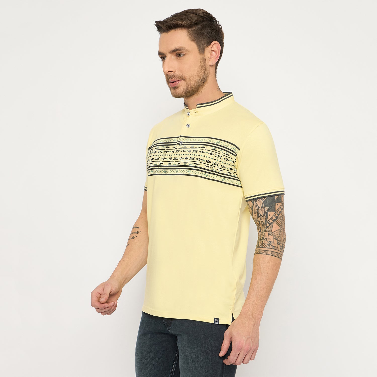 Duke Urban Men Half Sleeve Cotton Tshirt (LF7414)