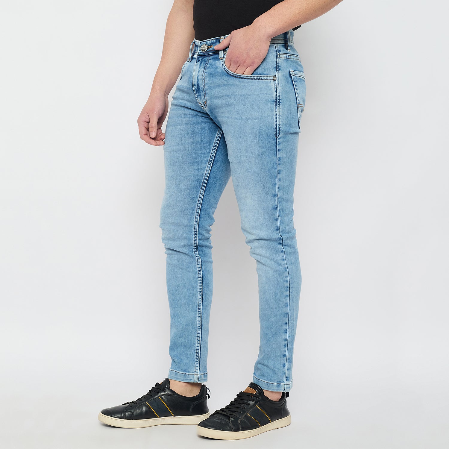 Duke Urban Men Ankle Length Stretchable Jeans (SDD5675A)