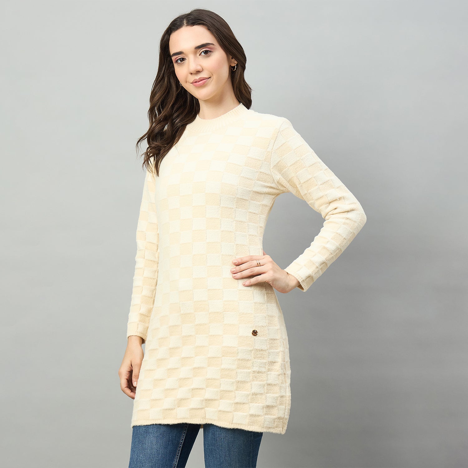 Duke Urban Women Full Sleeve Front Open Regular Cardigan (SDS1281)