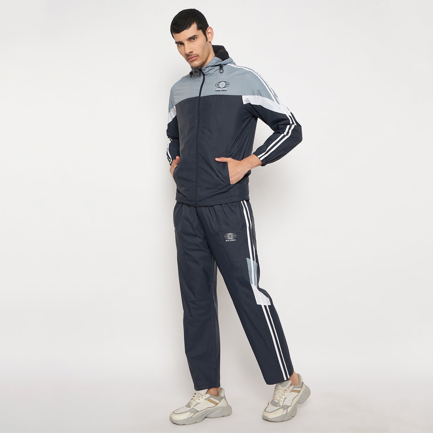 Duke Urban Men Full Sleeve Hooded Tracksuit (SDZ3199)