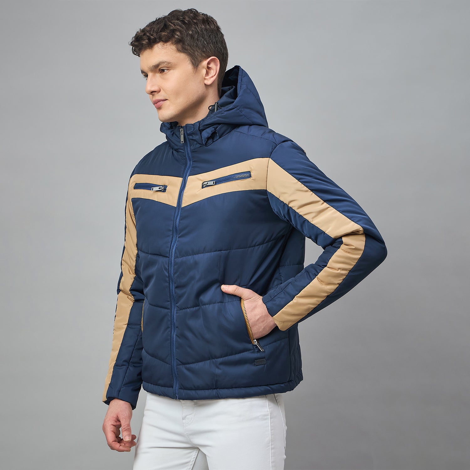 Duke Urban Men Full Sleeve Hooded Regular Jacket (SDZ4072N)