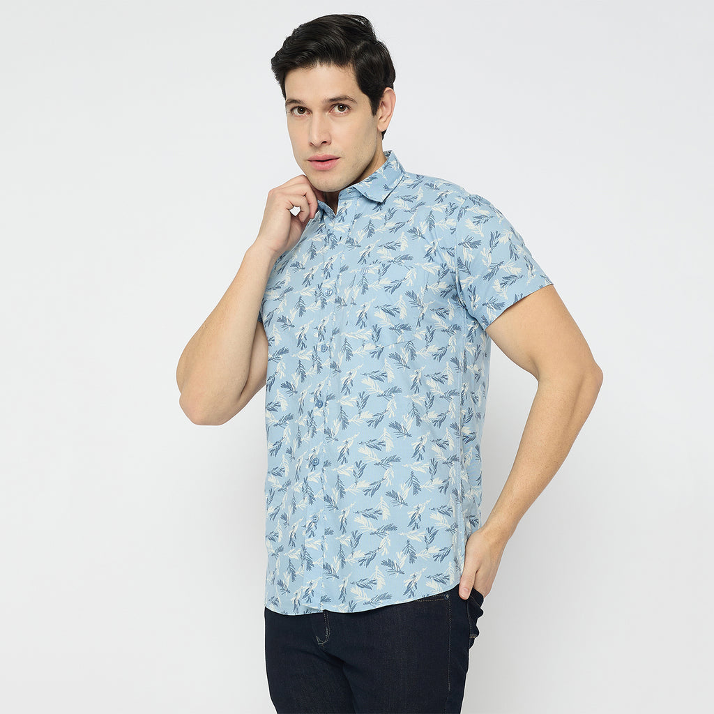 Duke Urban Men Half Sleeve Cotton Shirt (SDO4PRAH)
