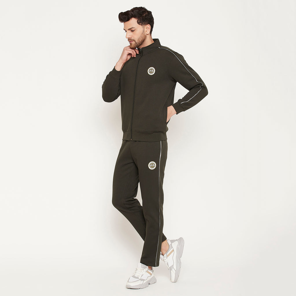Duke Urban Men Solid Zipper Tracksuit (LF6030)