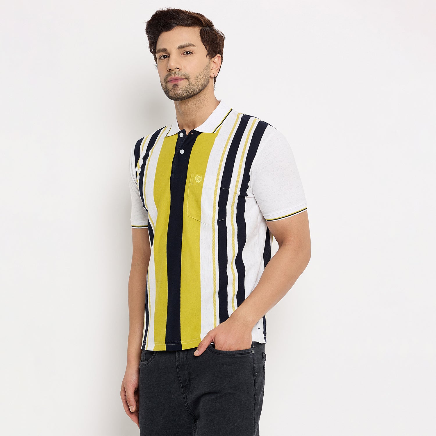 Duke Stardust Men Half Sleeve Cotton T-shirt (LF7258)