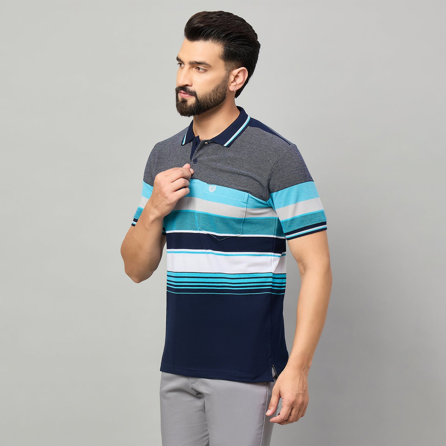 Duke Urban Men Half Sleeve Polo Cotton Tshirt (LF7463)