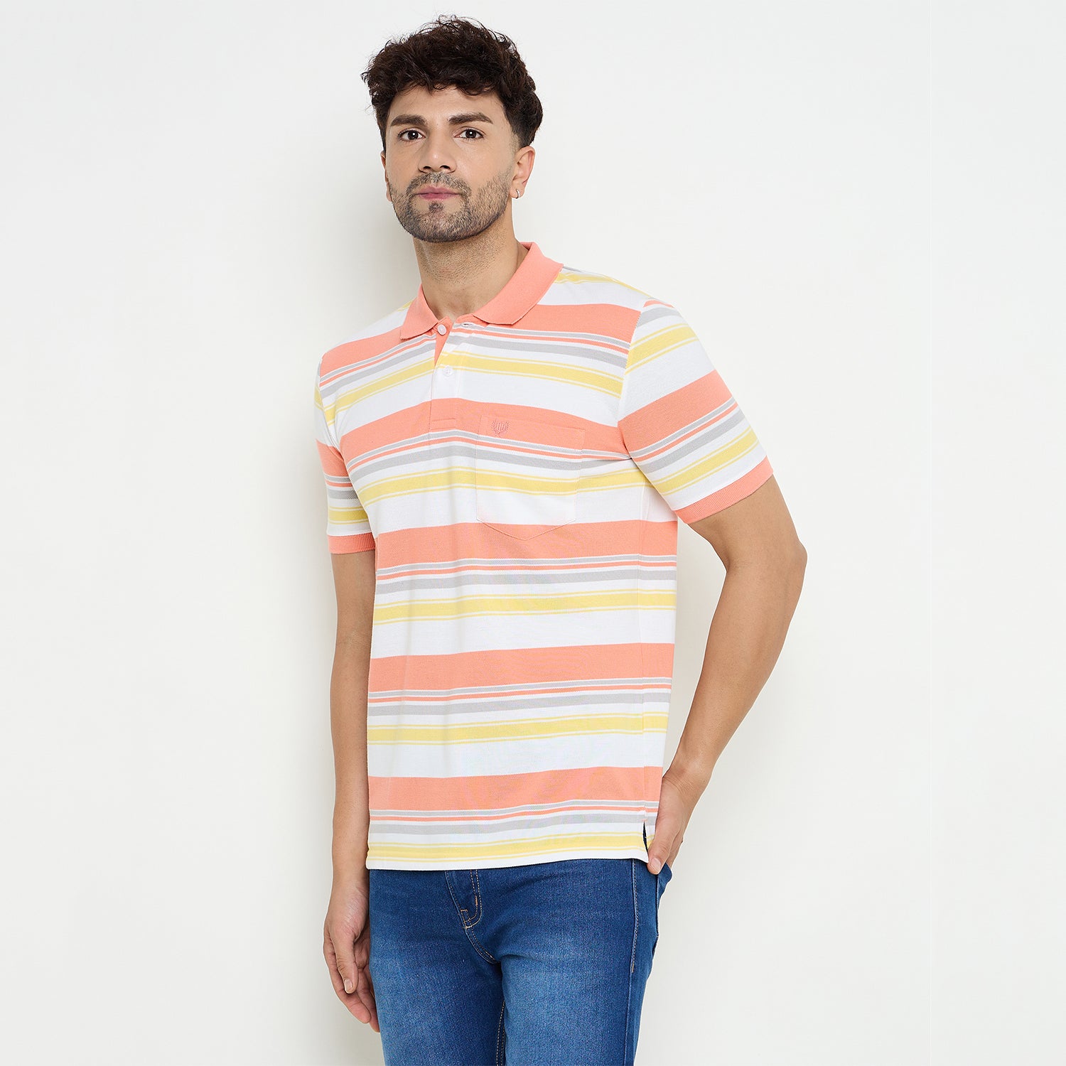 Duke Stardust Men Half Sleeve Cotton Tshirt (LF7274)