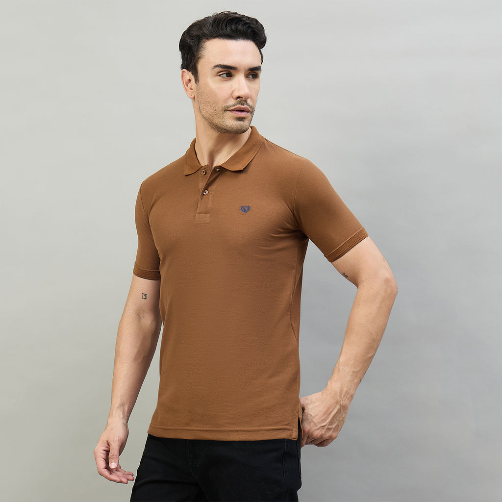 Duke Men Half Sleeve Cotton Smart Fit Casual T-shirt (SD71)