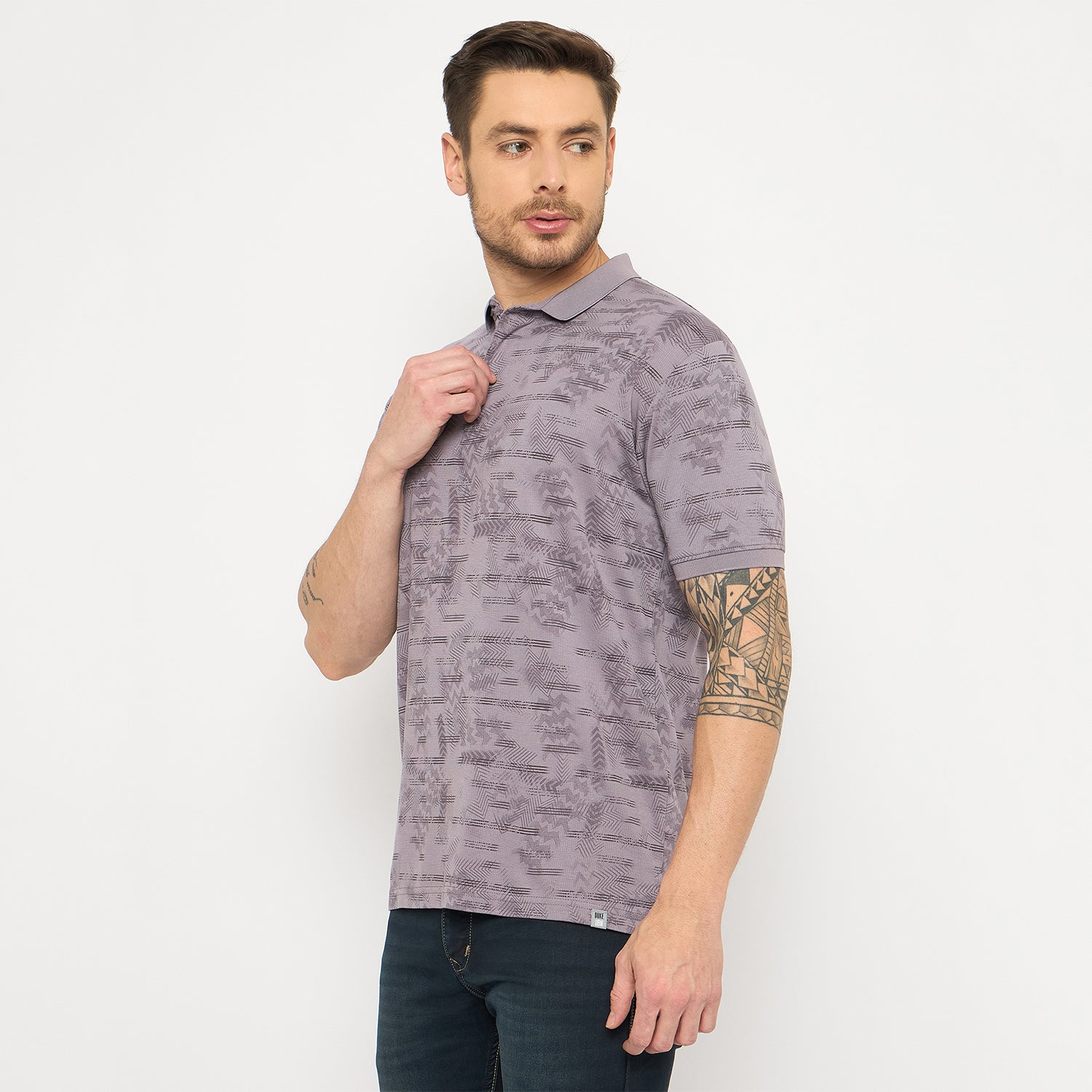 Duke Urban Men Half Sleeve Cotton Tshirt (LF7408)