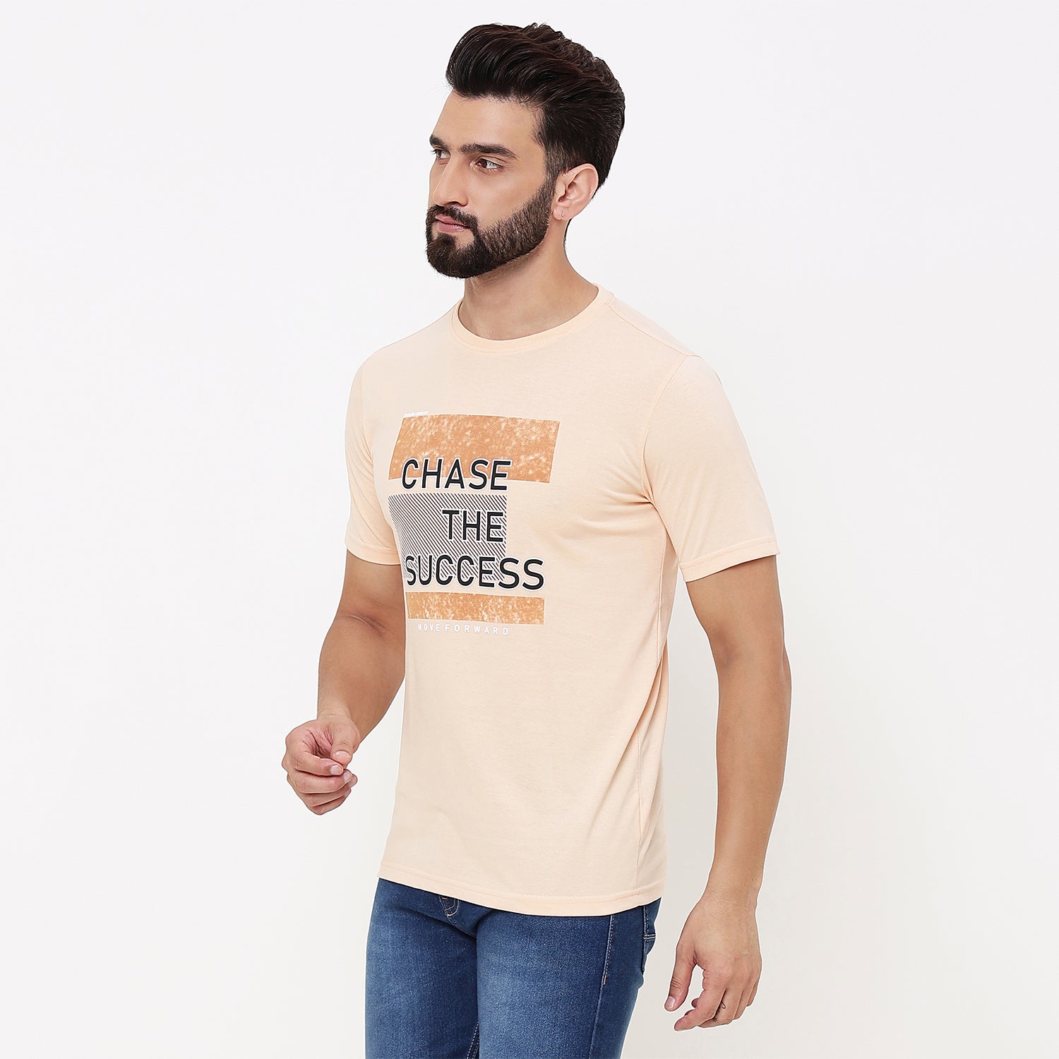 Duke Urban Men Half Sleeve Cotton Tshirt (LF7163)