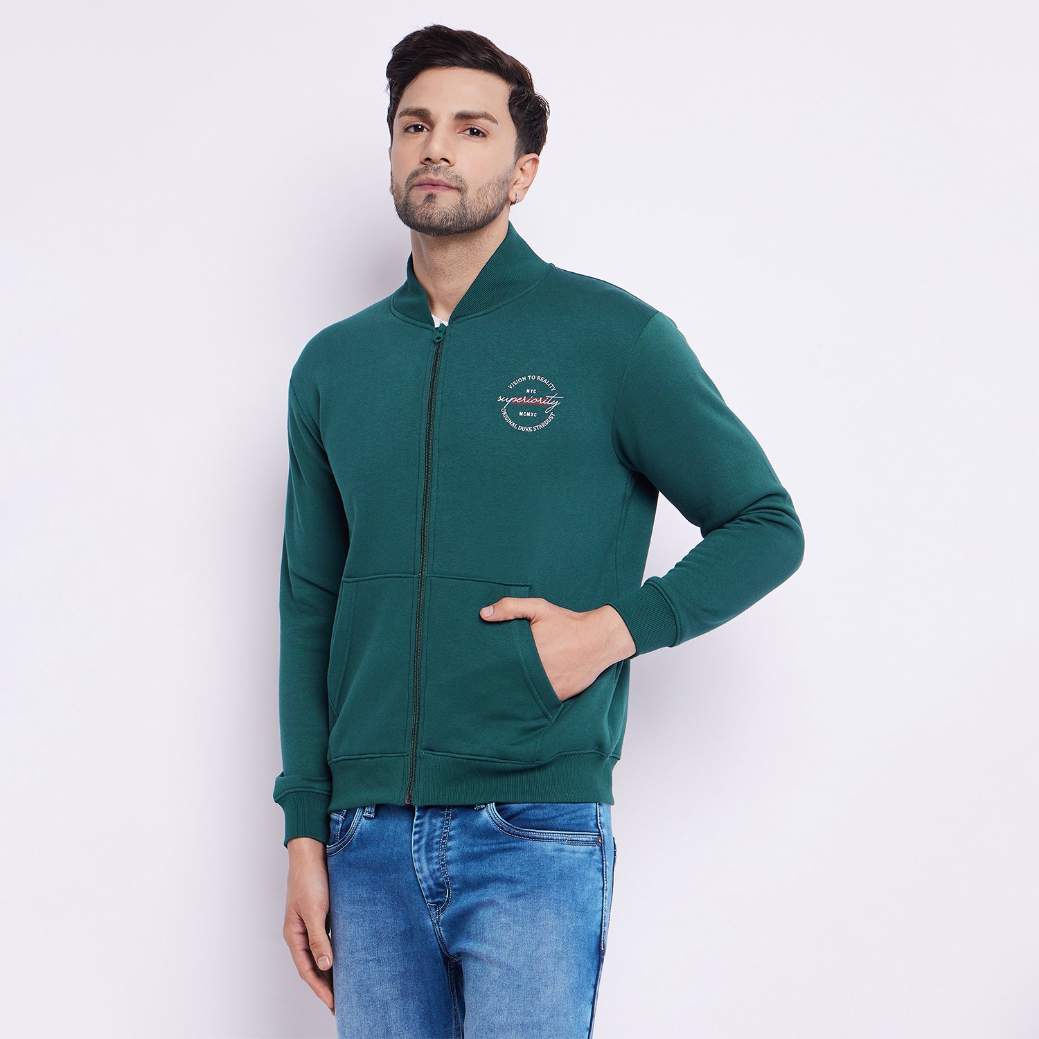 Duke Urban Men Zipper Sweatshirt (LF6294)