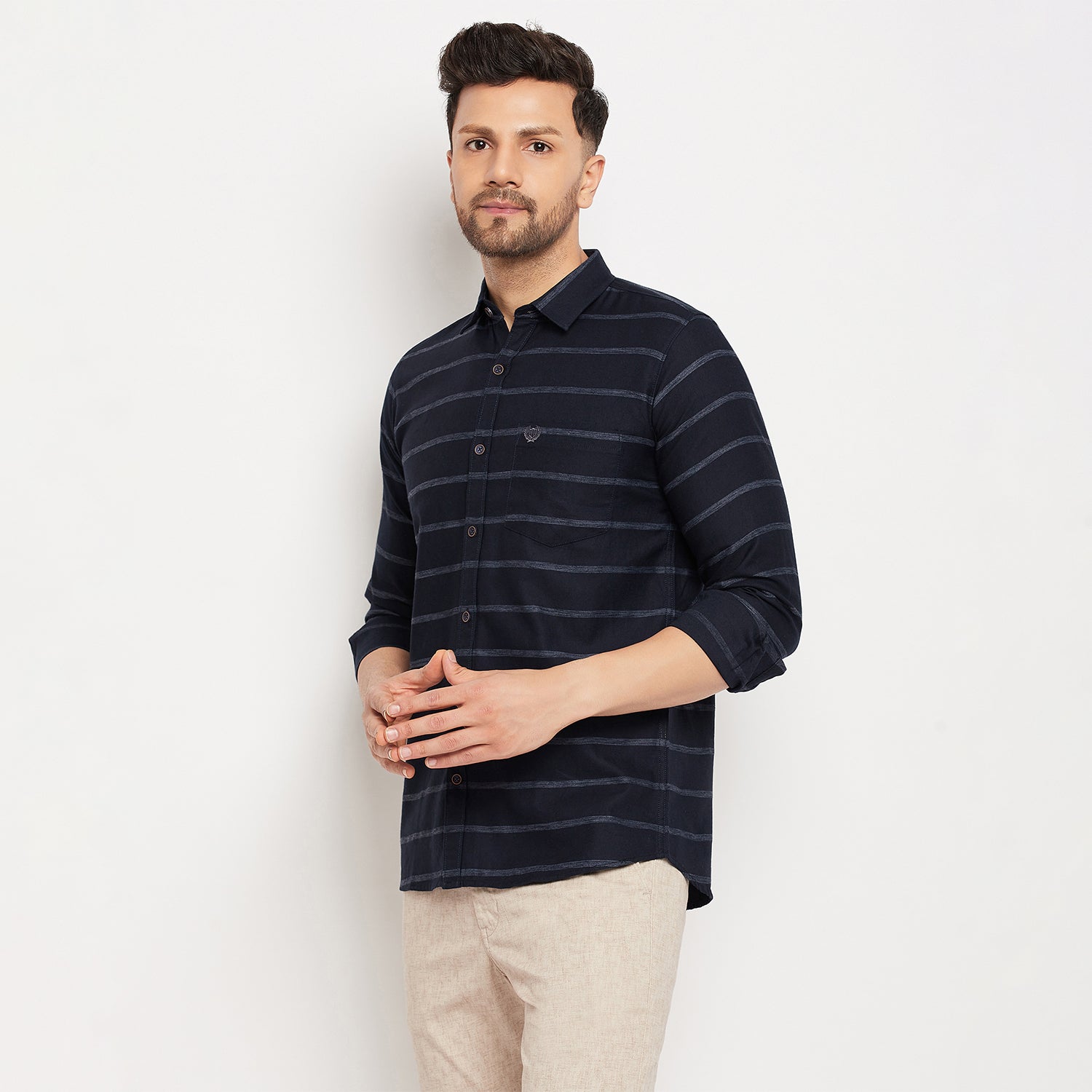Duke Stardust Men Full Sleeve Cotton Shirt (SDO6CKR)
