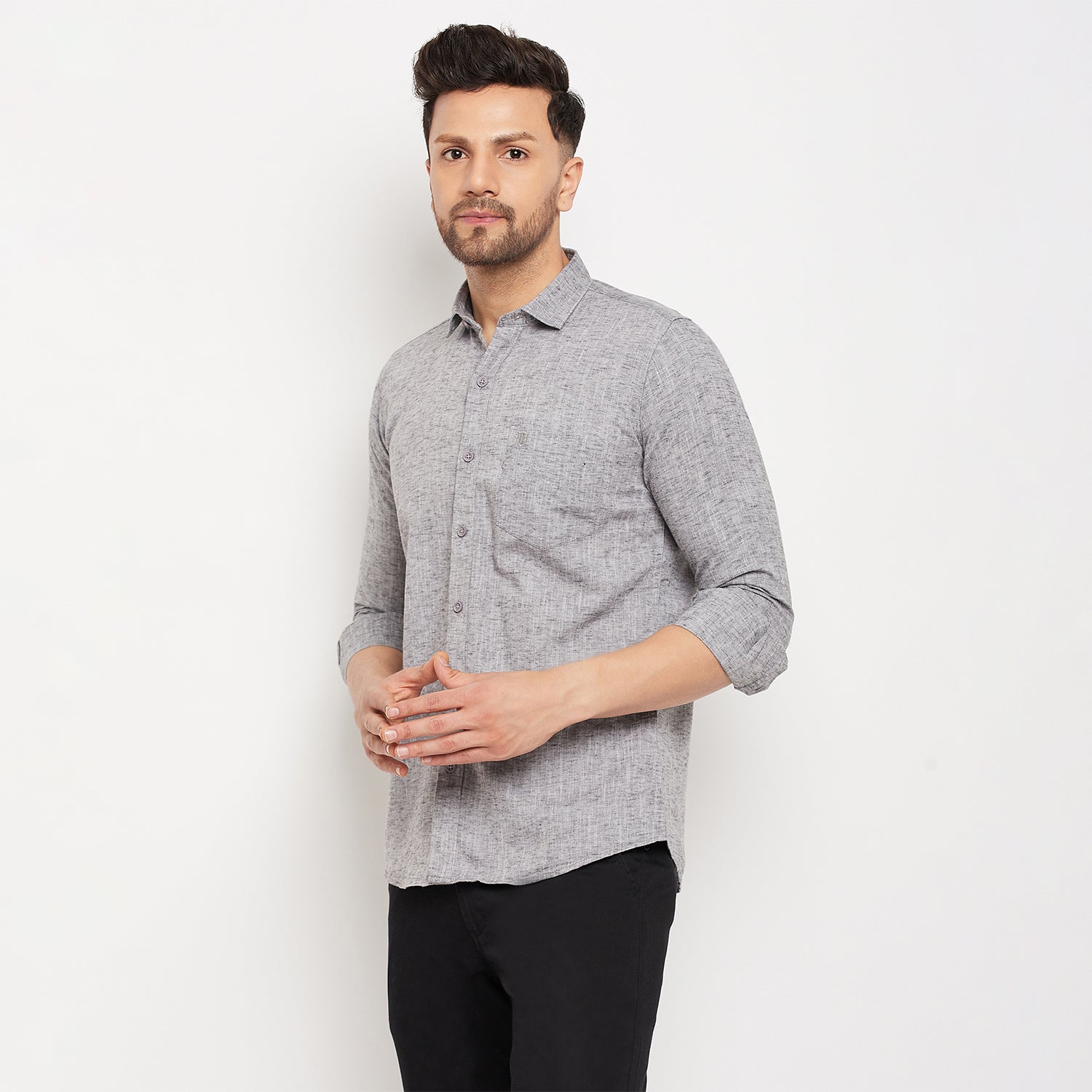 Duke Urban Men Full Sleeve Cotton Shirt (SDO8PLCA)