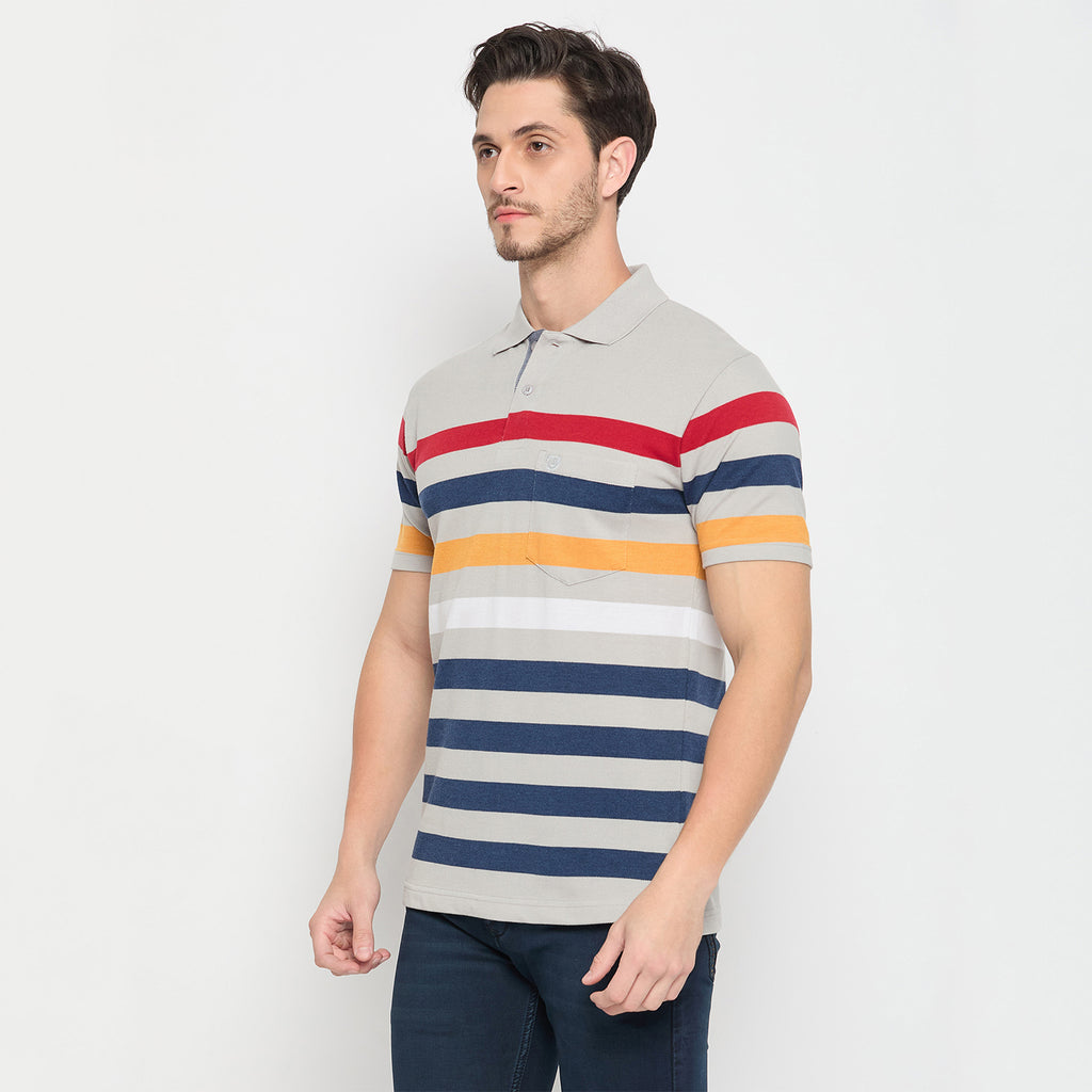 Duke Stardust Men Half Sleeve Cotton T-shirt (LF7278)