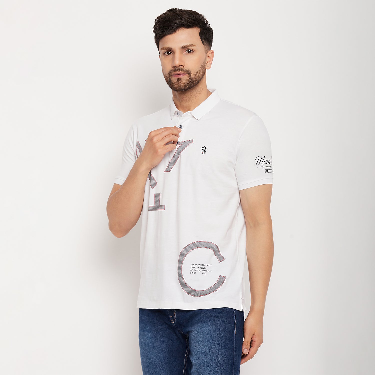 Duke Stardust Men Half Sleeve Cotton T-shirt (1117)