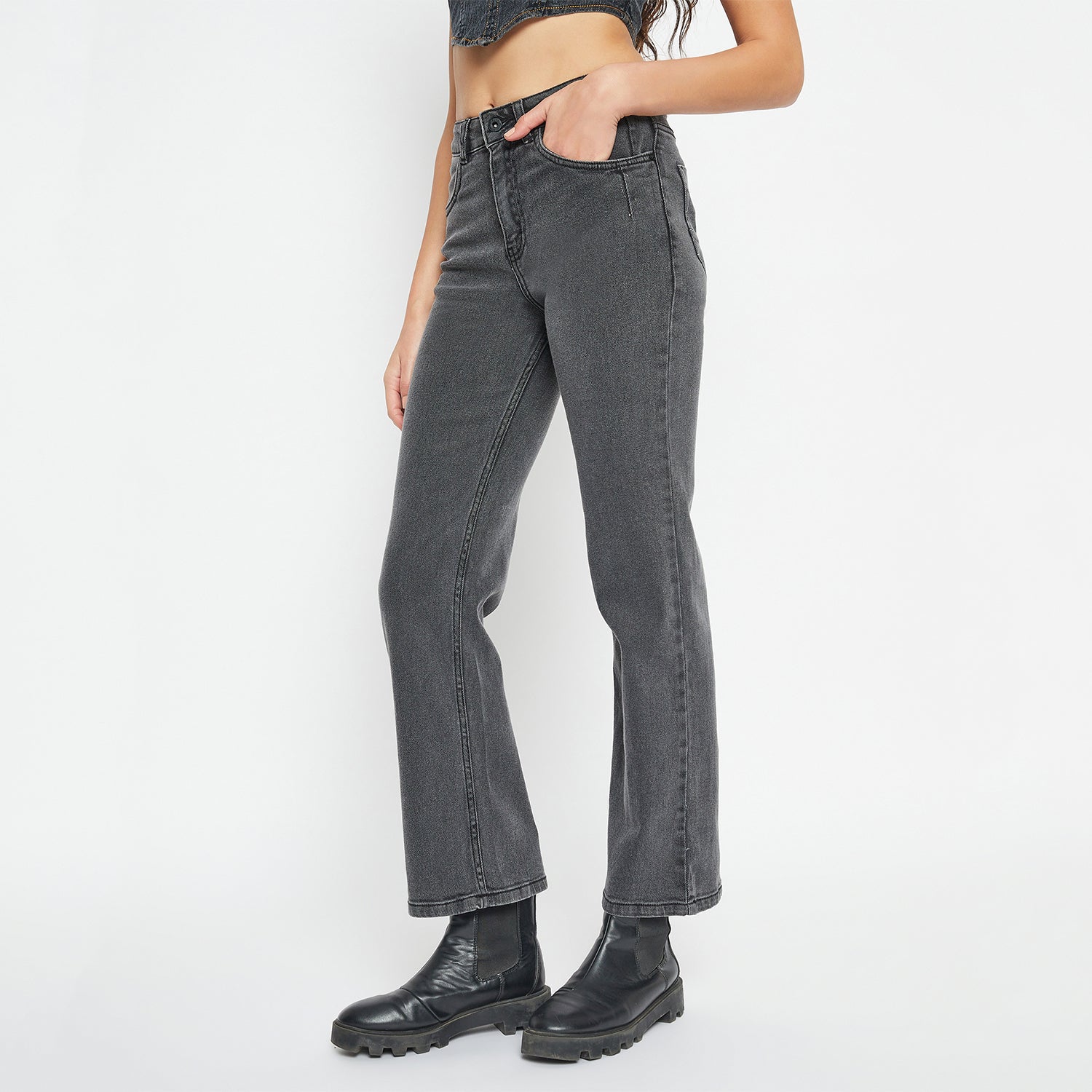 Duke Urban Women Straight Fit Stretchable Jeans (SDD6748)