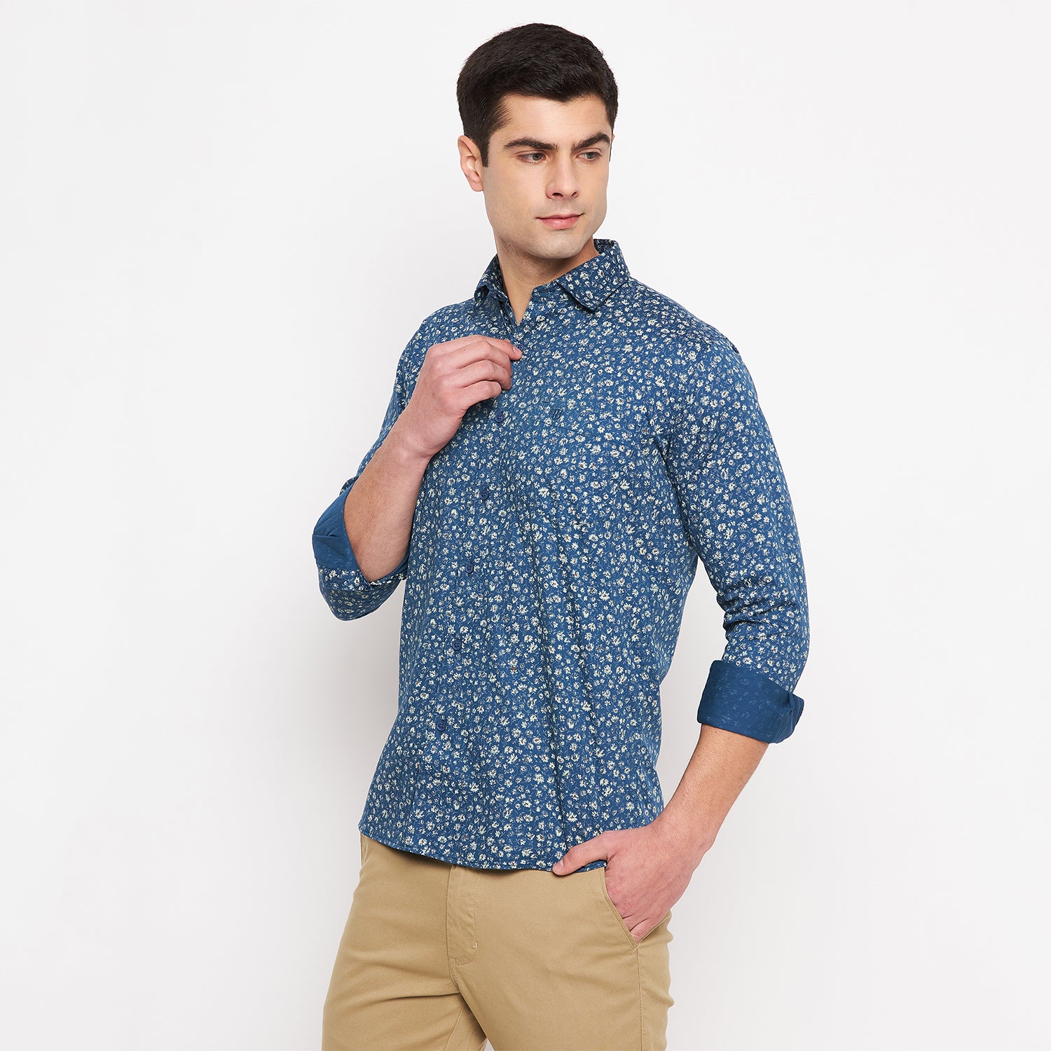 Duke Stardust Men Full Sleeve Cotton Shirt (SDO8PRSR)